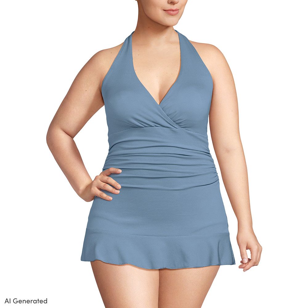one piece swim dress VENUS St. Tropez Swim Dress | Sapphire Blue main image 0
