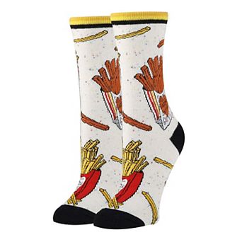 Women's Crew Socks - Fries Before Guys