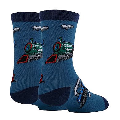 Kid's Crew Socks - All Aboard Socks