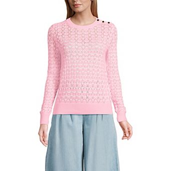 Women's Lands' End Modern Crew Sweater
