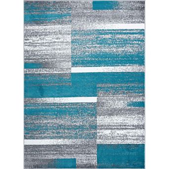 Luxe Weavers Abstract Geometric Area Rug