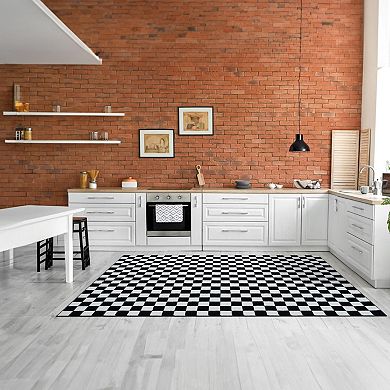 Luxe Weavers Geometric Checkered Area Rug