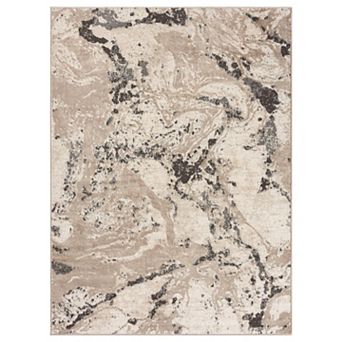 Luxe Weavers Abstract Marble Swirl Area Rug