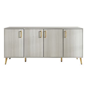 Glam Wood Sideboard
