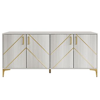 Glam Wood Sideboard