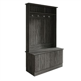 Hall Tree With Bench