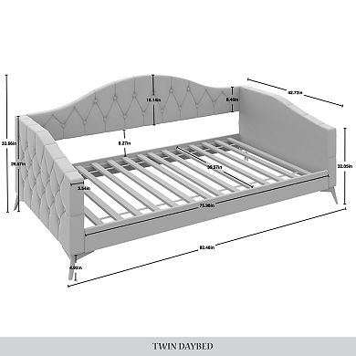 Twin Size Velvet Daybed