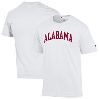 Men's Champion White Alabama Crimson Tide Basic Arch T-Shirt