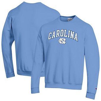 Men's Champion® Carolina Blue North Carolina Tar Heels Arch Over Logo Pullover Sweatshirt