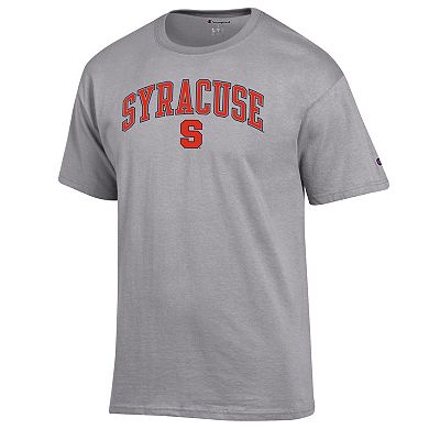 Men's Champion Heather Gray Syracuse Orange Arch Over Logo T-Shirt