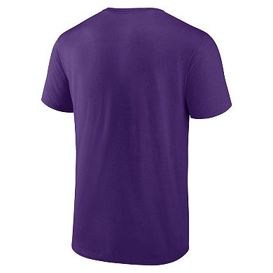 Men's Purple/Tan Stephen F Austin Lumberjacks T-Shirt & Adjustable Hat Combo Pack