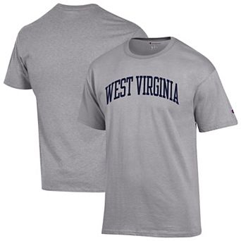 Men's Champion Heather Gray West Virginia Mountaineers Basic Arch T-Shirt