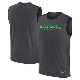 Men's Nike Gray Seattle Seahawks Primetime Legend Performance Muscle Tank Top