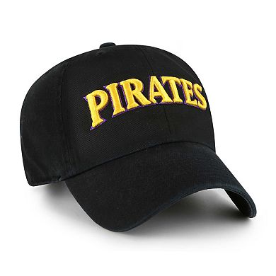 Men's '47 Black ECU Pirates Clean Up Adjustable Hat