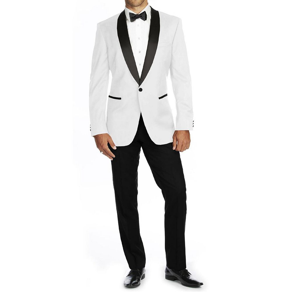 Mens Two Piece Shawl Lapel Slim Fit Tuxedo