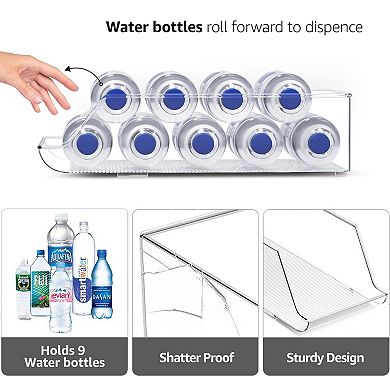 Sorbus Set of 2 Water Bottle Organizer Bins