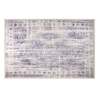 Sorbus 2 ft x 3 ft Entry Mat Rug for Entryway, Machine Washable, Non-Slip, Vintage Rug