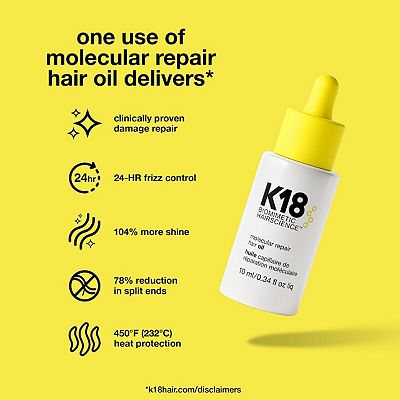 K18 Molecular Repair Hair Oil