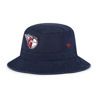 Men's '47 Navy Cleveland Guardians Primary Logo Bucket Hat