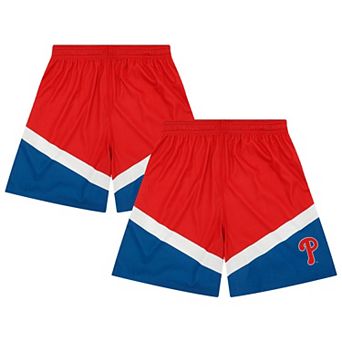 Men's�FOCO Red Philadelphia Phillies Colorblocked Shorts