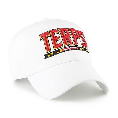 Men's '47 White Maryland Terrapins Clean Up Adjustable Hat