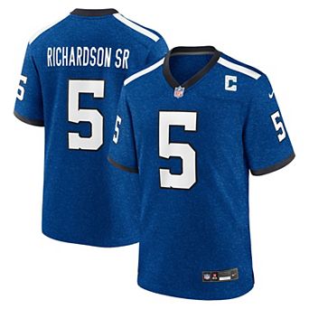 Men's Nike Anthony Richardson Sr. Royal Indianapolis Colts Alternate Indiana Nights Game Jersey