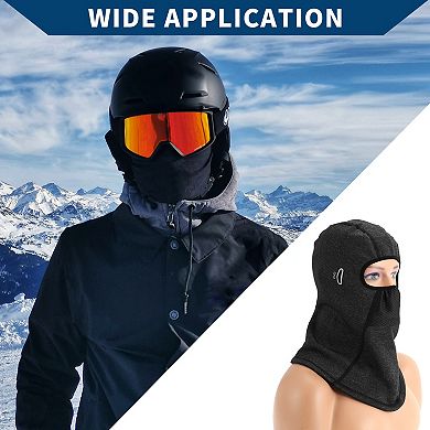 Balaclava Face Mask with Long Scarf Ski Sun Hood Masks for Motorcycle Cycling, 1 Pcs Deep Grey