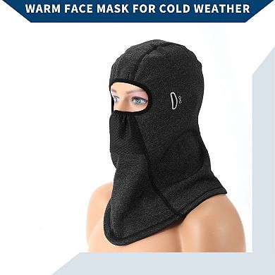 Balaclava Face Mask with Long Scarf Ski Sun Hood Masks for Motorcycle Cycling, 1 Pcs Deep Grey