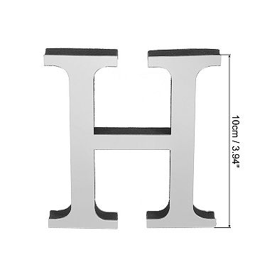 3D Acrylic Alphabet Mirror Wall Stickers, Self-Adhesive Home Decor Letter Sticker for DIY Decoration