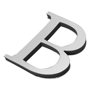 3D Acrylic Alphabet Mirror Wall Stickers, Self-Adhesive Home Decor Letter Sticker for DIY Decoration