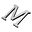 Silver Tone M