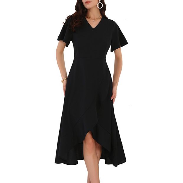 green emerald velvet dress Desiree Frill Fit & Flare Dress, Cerise – Jolie Moi Retail