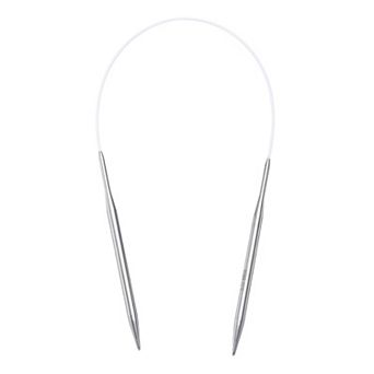 Size US 8 (5mm) Knitting Needles Circular Needle 16" (40cm) Round Metal Stainless Steel Needle