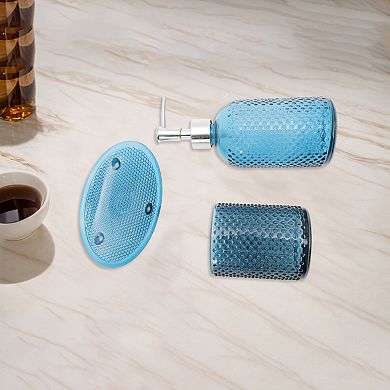 1 Set Durable Dot Bathroom Accessories Kit