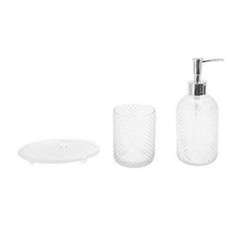 1 Set Durable Dot Bathroom Accessories Kit