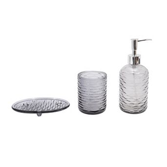 1 Set Durable Waves Pattern Bathroom Accessories Kit
