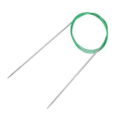 Size US 1 (2.25mm) Knitting Needles Circular Needle 40" (100cm) Round Metal Stainless Steel Needle