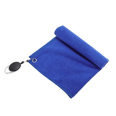 1 Pc Quick-drying Golf Towel 15.75"x15.75", Perfect for Cleaning Golf Balls and Clubs