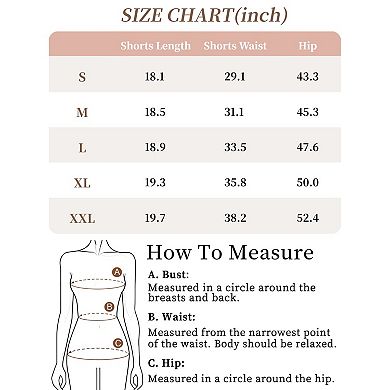 Women's Denim Summer Lounge Roll Hem Maternity Jeans Shorts with Pockets