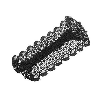 Elegant Bead Hollow Wide Headwrap 1 pc