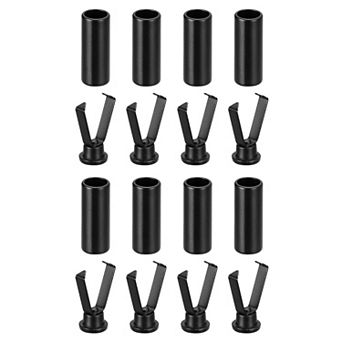 Shoelace Tips, 8 pc - Alloy Shoe Lace Ends Tips, Cylindrical Tip Replacement for Shoestring