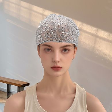 Fashion Faux Pearl Wide Headwrap 1 Pc