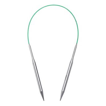 Size US 9 (5.5mm) Knitting Needles Circular Needle 16" (40cm) Round Metal Stainless Steel Needle
