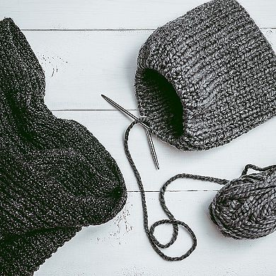 Size US 9 (5.5mm) Knitting Needles Circular Needle 16" (40cm) Round Metal Stainless Steel Needle