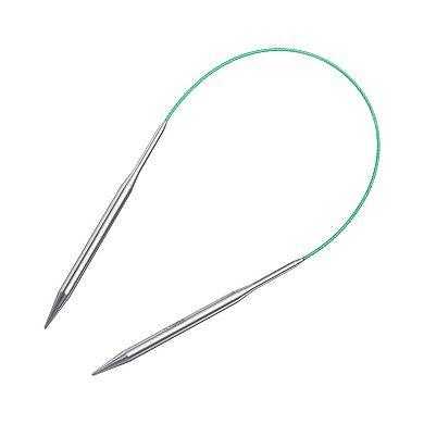 Size US 9 (5.5mm) Knitting Needles Circular Needle 16" (40cm) Round Metal Stainless Steel Needle
