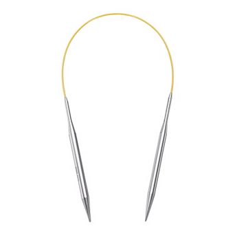 Size US 10 (6mm) Knitting Needles Circular Needle 16" (40cm) Round Metal Stainless Steel Needle