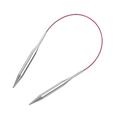 Size US 11 (8mm) Knitting Needles Circular Needle 16" (40cm) Round Metal Stainless Steel Needle