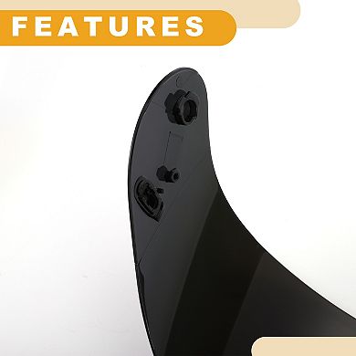 Motorcycle Helmet Visor Shield Motorcycle 3-Snap Helmet Visor Replacement for HJC CL-16 Resin, 1pc