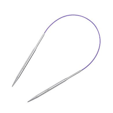 Size US 7 (4.5mm) Knitting Needles Circular Needle 16" (40cm) Round Metal Stainless Steel Needle