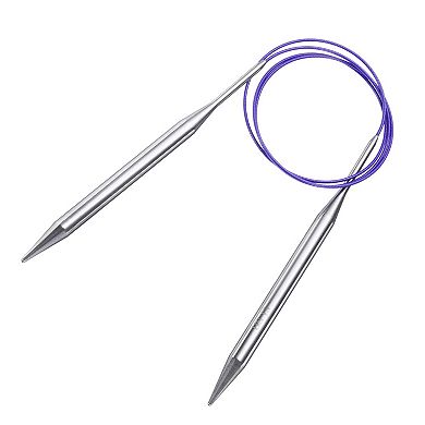 Size US 13 (9mm) Knitting Needles Circular Needle 40" (100cm) Round Metal Stainless Steel Needle